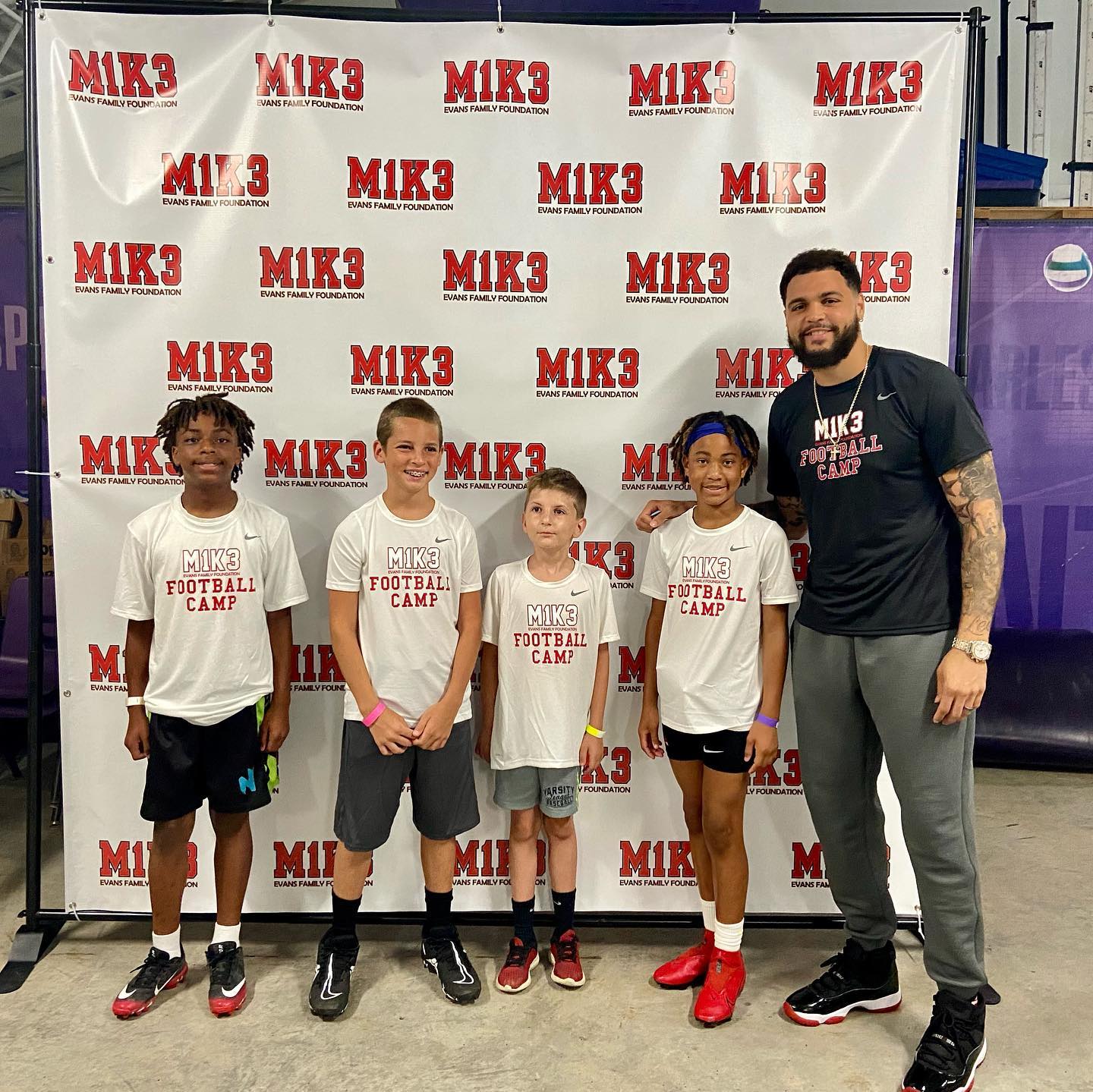 The Mike Evans Family Foundation Facilitates Youth Empowerment in  Off-The-Field Charity Events